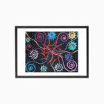 Ornamento nocturno art paint print valerysun