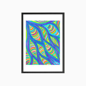 Peacock tail valerysun artist paint